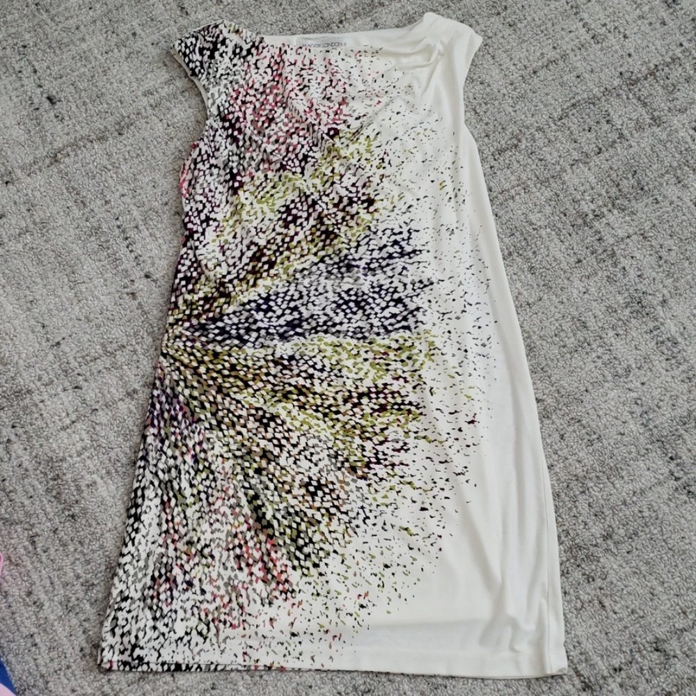 Maggy London Sleeveless Print Dress
